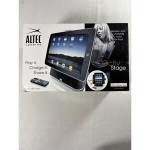 Altec Lansing Octiv Stage iPad Speaker Dock Charging Station NIB Remote